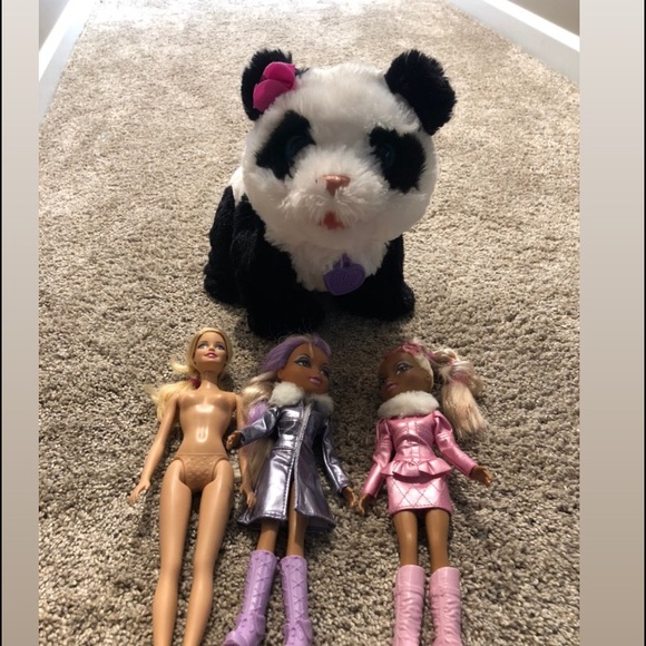 Furry Friends panda and barbie set - Picture 1 of 1